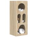 vidaXL Servírovacia skriňa ELST Sonoma dub 40 x 35 x 100.5 cm