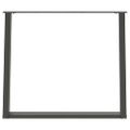 vidaXL Nohy k jedálenskému stolu v tvare U, 2 ks, antracitové, 90 x (72-73) cm, oceľ