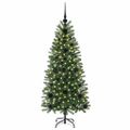 vidaXL Umelý vianočný stromček Zelená 120 cm PE a PVC