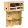 vidaXL Terárium Hnedá 60 x 30 x 80 cm OSB