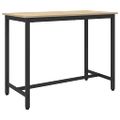vidaXL stôl Sonoma dub 100 x 50 x 76,5 cm Inžinierske drevo a oceľ