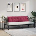vidaXL Poduška na chrbát Víno červené 180 x 50 cm Kordúrová tkanina