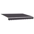 vidaXL Elektrická Retrakovateľná Markíza Antracitová a biela 3 x 2 m