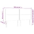 vidaXL Čelo postele s LED tmavozelené 160x5x118/128 cm zamat