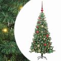 vidaXL Vianočný stromček Zelená 120 cm PVC