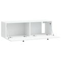 vidaXL Nástenná TV skrinka Biela 98 x 31 x 30 cm Kompozitné drevo
