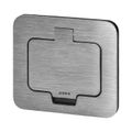 Zapustená zásuvka s viečkom, hermeticky uzavretá ORNO OR-GM-9031, nerez IP55 Zapustená zásuvka s viečkom, hermeticky uzavretá ORNO OR-GM-9031, nerez IP55
