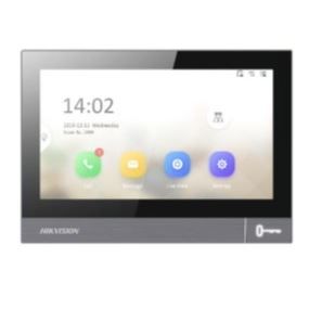 Hikvision 7" IP bytový dotykový monitor s kovovým rámčekom; Wi-Fi; PoE