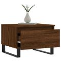 vidaXL Konferenčné stolíky 2 ks hnedý dub 50x46x35 cm kompozitné drevo