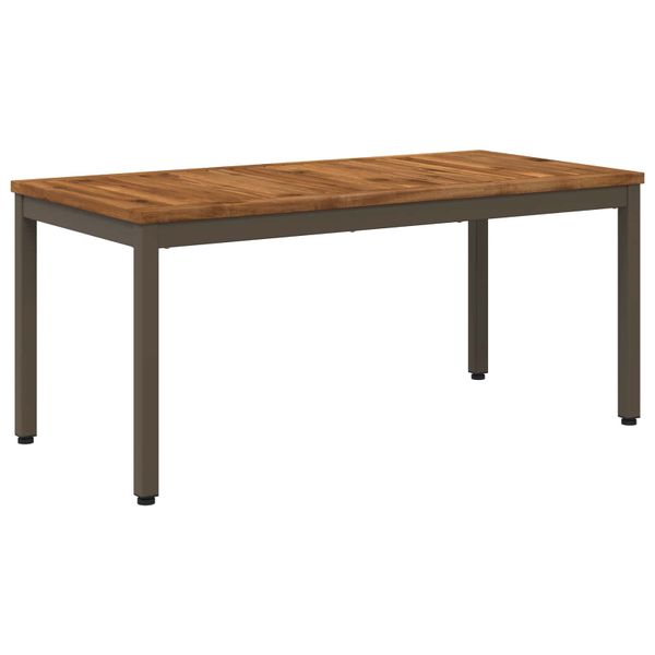 vidaXL Konferenčný stolík Prírodná a kávová 50 x 100,5 x 45 cm