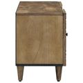 vidaXL TV skrinka Hnedá 105 x 33,5 x 46 cm Masívne mango drevo