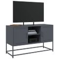 vidaXL TV skrinka antracitová 100,5x39x60,5 cm oceľ