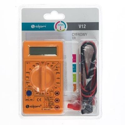 Digitálny multimeter DPM V12, LCD, 9V Digitální multimetr DPM V12, LCD, 9V