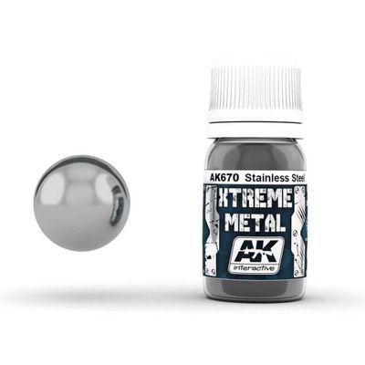 AK Interactive: Xtreme Metal - Stainless Steel