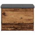 vidaXL Úložná lavica Old Wood 62x42x45 cm Konštrukčné drevo