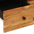 vidaXL TV skrinka Hnedá 70 x 33 x 46 cm Masívne mango drevo
