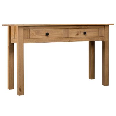vidaXL Konzolový stôl 110x40x72 cm, borovicový masív Panama Range