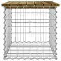 vidaXL Záhradná lavička gabiónový dizajn 63x44x42 cm impregn. borovica