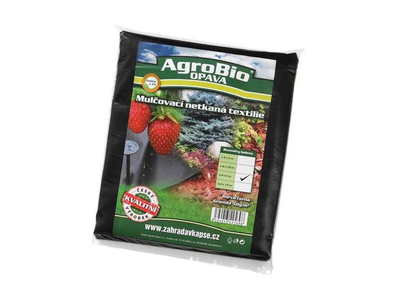 Nešitá textília AGROBIO 3,2x5m čierna