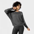 Dámske Tričko Batwing Top Black Marl - SQUATWOLF