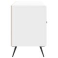 vidaXL TV skrinka Biela s vysokým leskom 99 x 34,5 x 50 cm