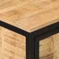 vidaXL Kúpeľňová skrinka 40x27x90 cm masívny mangovník a železo