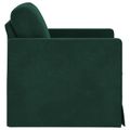 vidaXL Pohovka Tmavozelená 78 x 78 x 80 cm Zamat