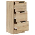 vidaXL Komody 2 ks dub sonoma 30x30x70 cm spracované drevo