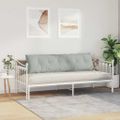 vidaXL Poduška na chrbát Svetlosivá 180 x 50 cm Kordúrová tkanina