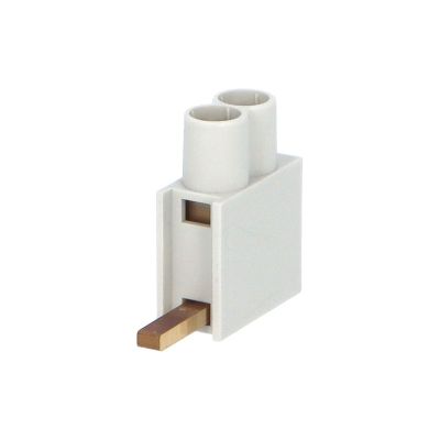 Svorka pripájacia AS/2x10-D, jazýček dolný, dvojvstupová svorka, 2x10mm2, 63A