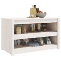 vidaXL Vonkajšia kuchynská skrinka MEPPEL biela 106x55x64 cm borovicový masív