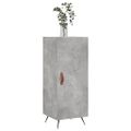 vidaXL Komoda betónovo sivá 34,5x34x90 cm spracované drevo