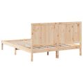 vidaXL Extra dlhá posteľ bez matraca 160x210 cm masívne drevo