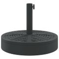 vidaXL Podstavec pod slnečník pre Ø38/48 mm tyče 25 kg kruh