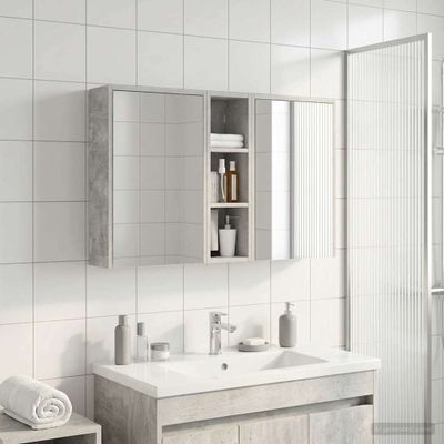 vidaXL Set kabinetov do kúpeľne 3 pcs 106 x 16 x 62,5 cm