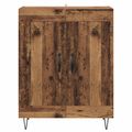 vidaXL Servírovacia skriňa Staré drevo 69,5 x 34 x 90 cm