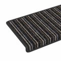 vidaXL Samolepiace schodové rohože 15 ks 65 x 21 x 4 cm Non-Slip