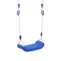 vidaXL Sedadlá na hojdačku s lanami 2 ks modré 38x16 cm polyetylén