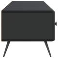 vidaXL TV skrinka Čierna 147 x 34,5 x 30 cm Kompozitné drevo
