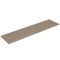vidaXL Nástenný čelník 12 ks 60 x 15 cm Kapučínová látka