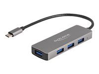 4-portový USB 3.2 Gen 1 Hub s USB Type-C