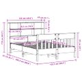 vidaXL Posteľ s matracom 120x200 cm borovicový masív