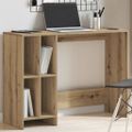 vidaXL Stôl dub artisan 102,5x35x75 kompozitné drevo