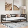 vidaXL Denná posteľ sivá masívna borovica 80x200 cm