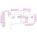 vidaXL TV skrinka olivovozelená 68x39x43,5cm oceľ valcovaná za studena