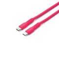 Kábel COLORUM USB-C - USB-C 1,8 m 3A CK60-CC-02 xMagenta