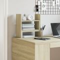vidaXL Organizér na stôl, dub sonoma 38,5x17x39 cm, kompozitné drevo