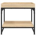vidaXL Konferenčný stolík dub sonoma 49,5x49,5x45 cm kompozitné drevo