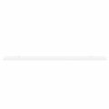 vidaXL Nástenné police 2 ks, lesklé biele 100x9x3 cm