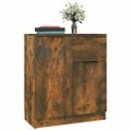 vidaXL Komody 2 ks dymový dub 60x30x70 cm spracované drevo